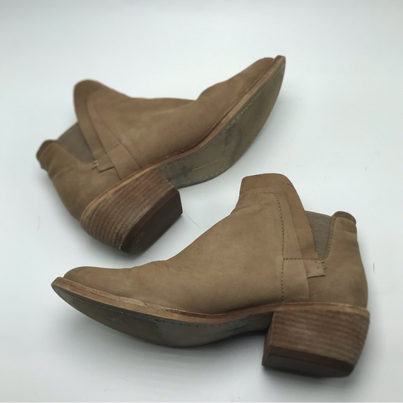 Dolce Vita Zabi ankle boots Tan Suede Size 8.5 - Picture 8 of 13